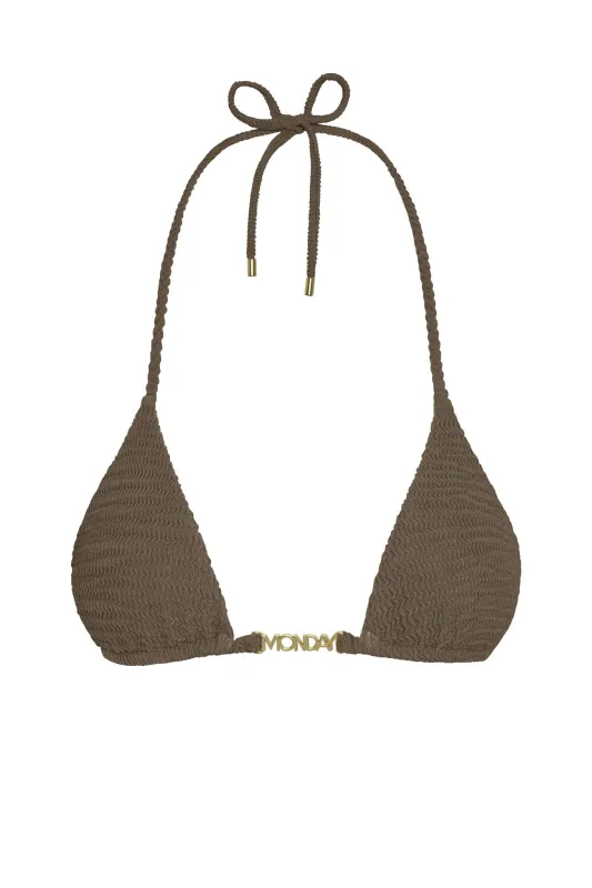 Monday Top - Stone Crinkle sold by Monday Swimwear