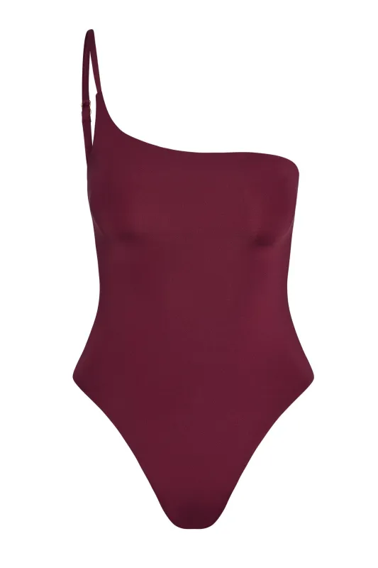 Sicily One Piece - Fig made by Monday Swimwear