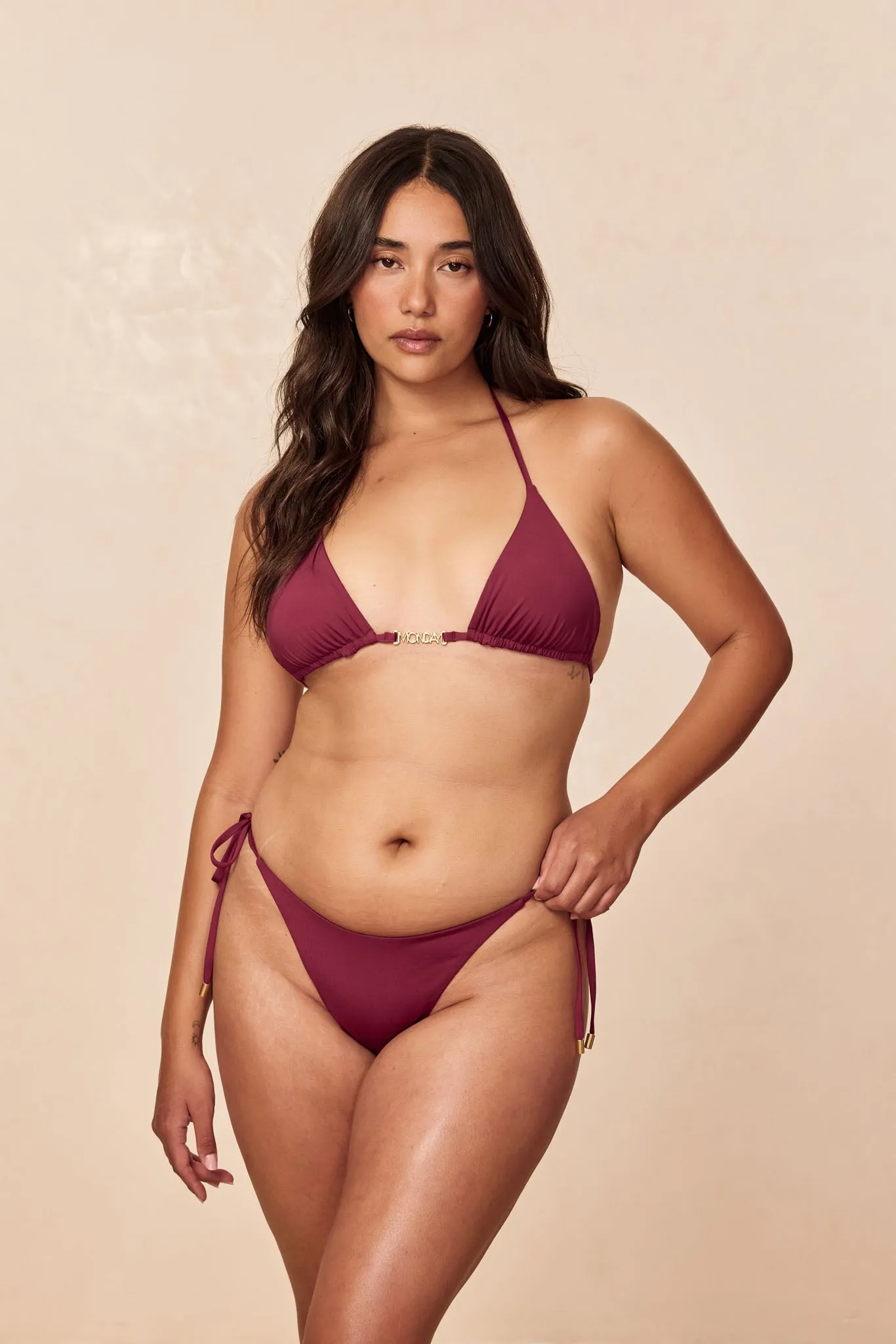 Palma Bottom - Fig sold by Monday Swimwear product image thumbnail 5