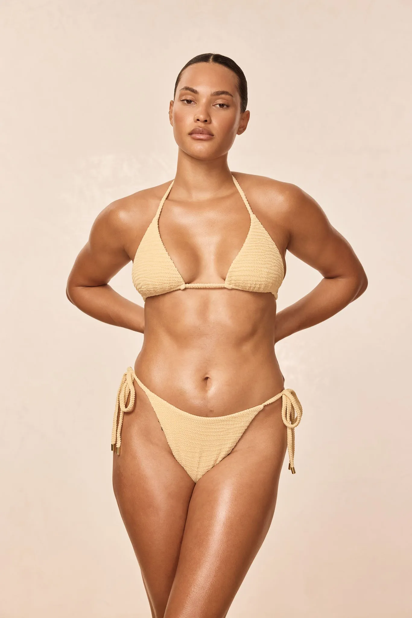Palma Bottom - Raffia Crinkle sold by Monday Swimwear product image thumbnail 5