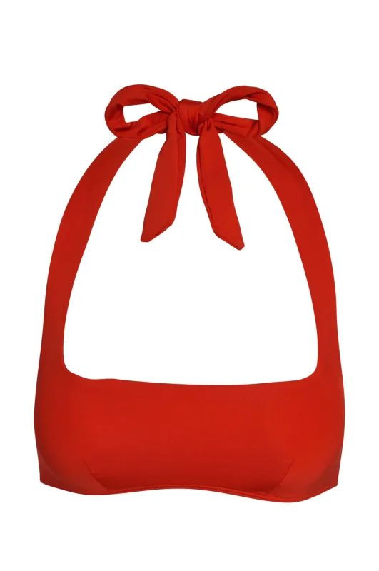 Amalfi Top - Chili Pepper made by Monday Swimwear