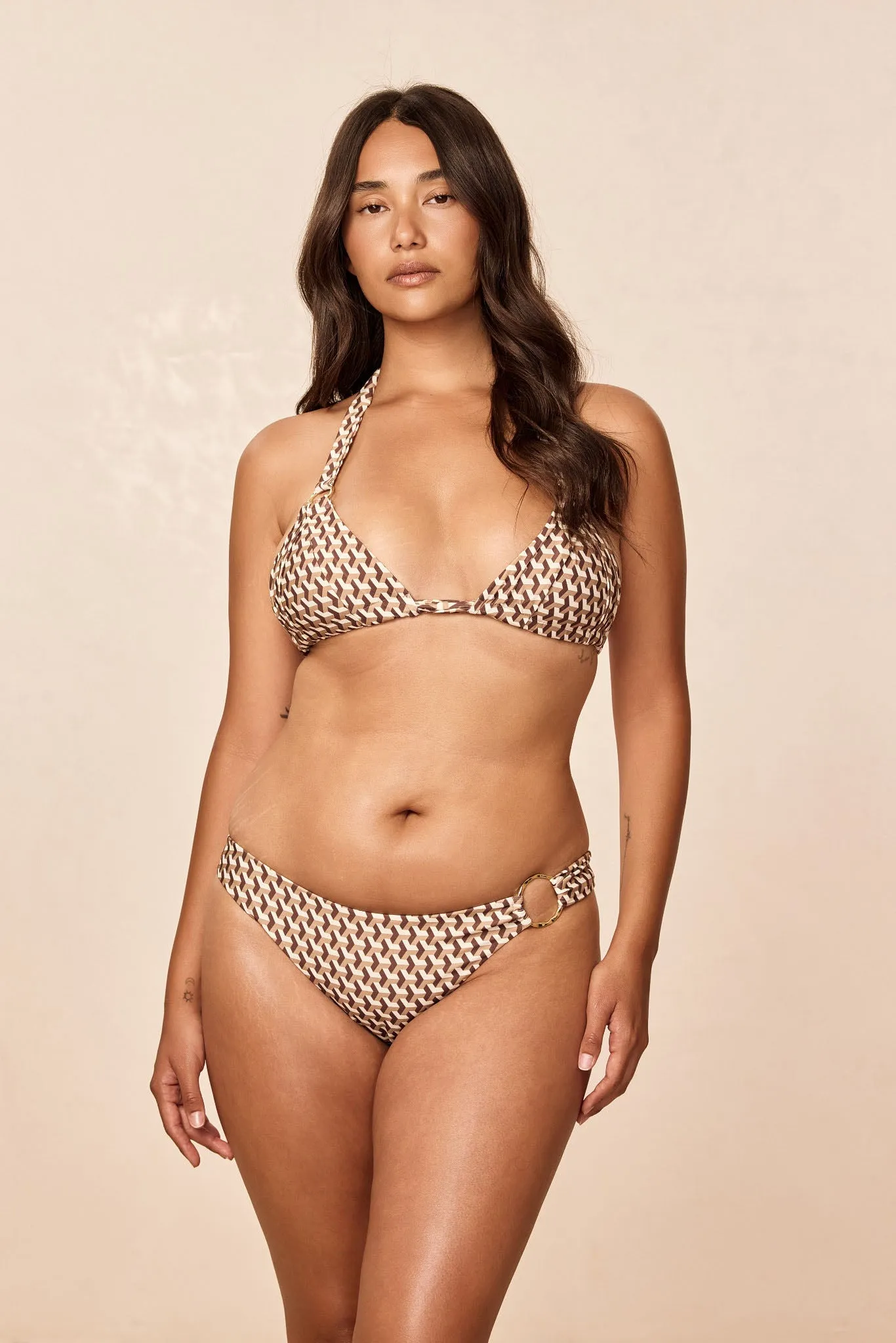 Bari Top - Husk Geo sold by Monday Swimwear product image thumbnail 5