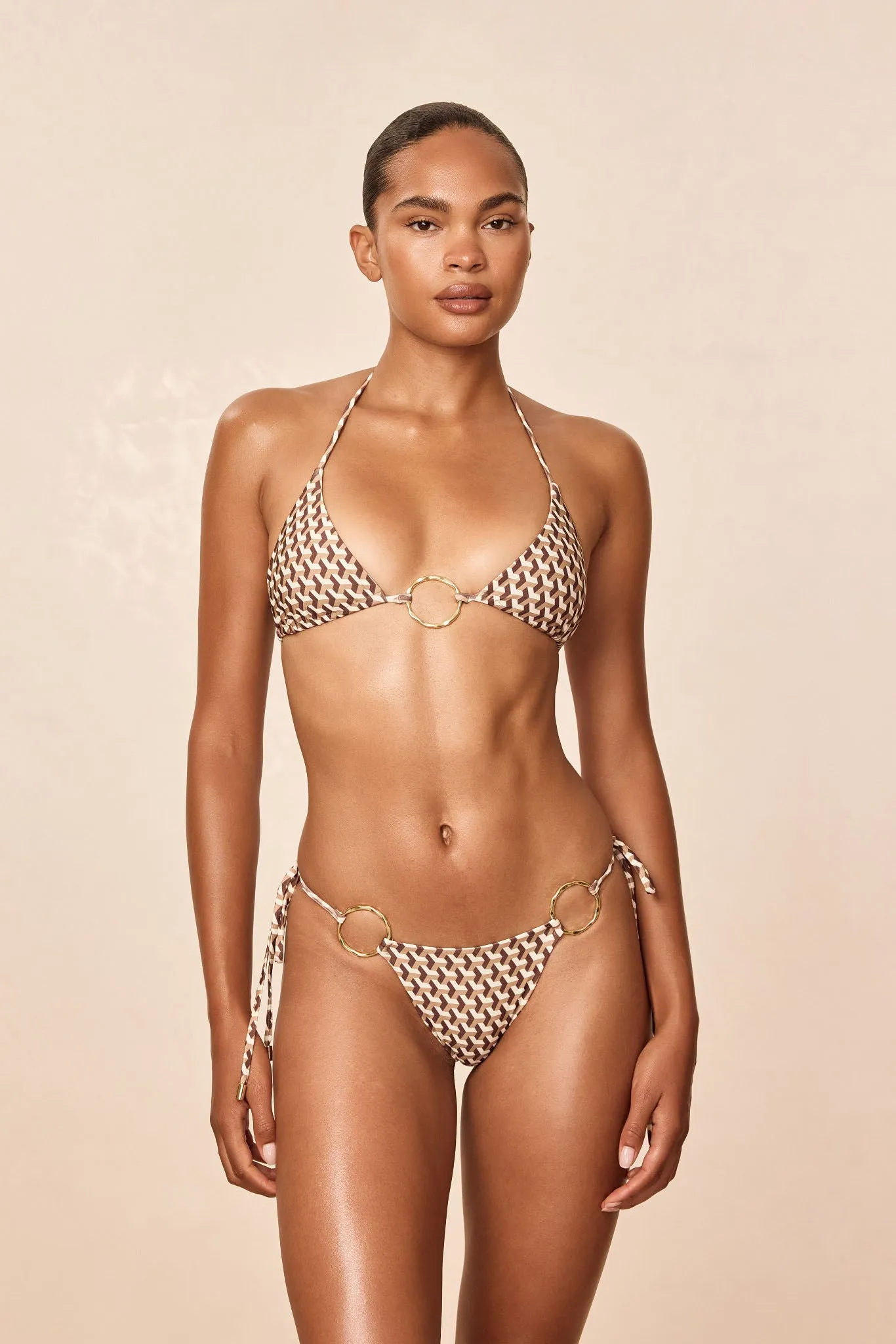 Cannes Top - Husk Geo sold by Monday Swimwear product image thumbnail 4
