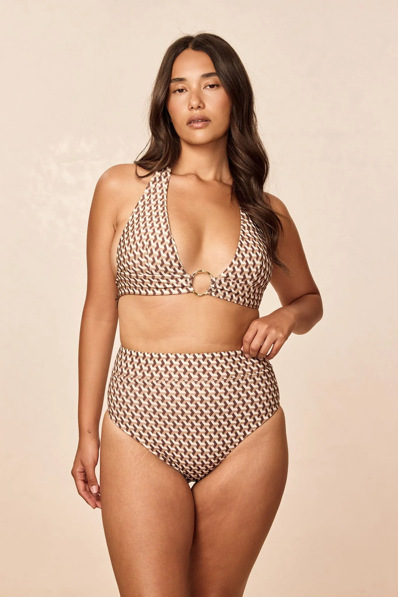 Ibiza Top - Husk Geo sold by Monday Swimwear product image thumbnail 5