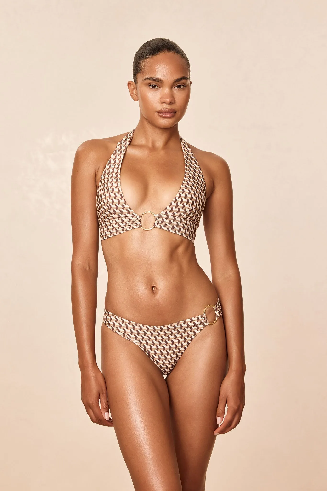 Bari Bottom - Husk Geo sold by Monday Swimwear product image thumbnail 4