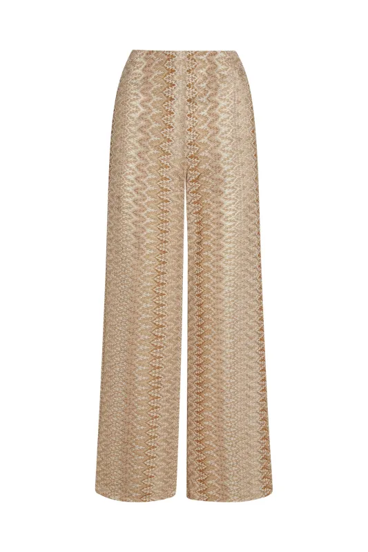 Toulon Pant - Porto Cervo Gold made by Monday Swimwear