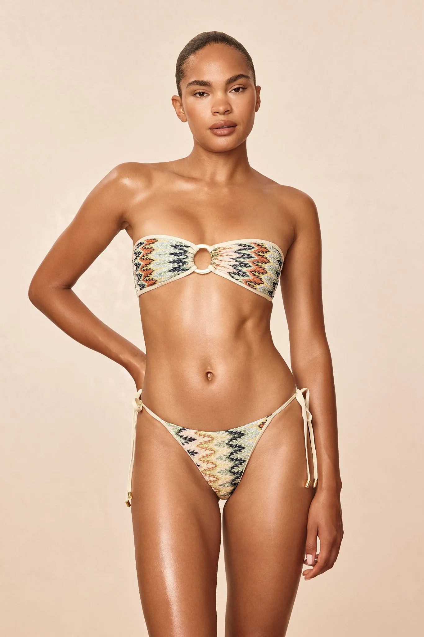Palma Bottom Color Block - Porto Cervo Multi sold by Monday Swimwear product image thumbnail 5