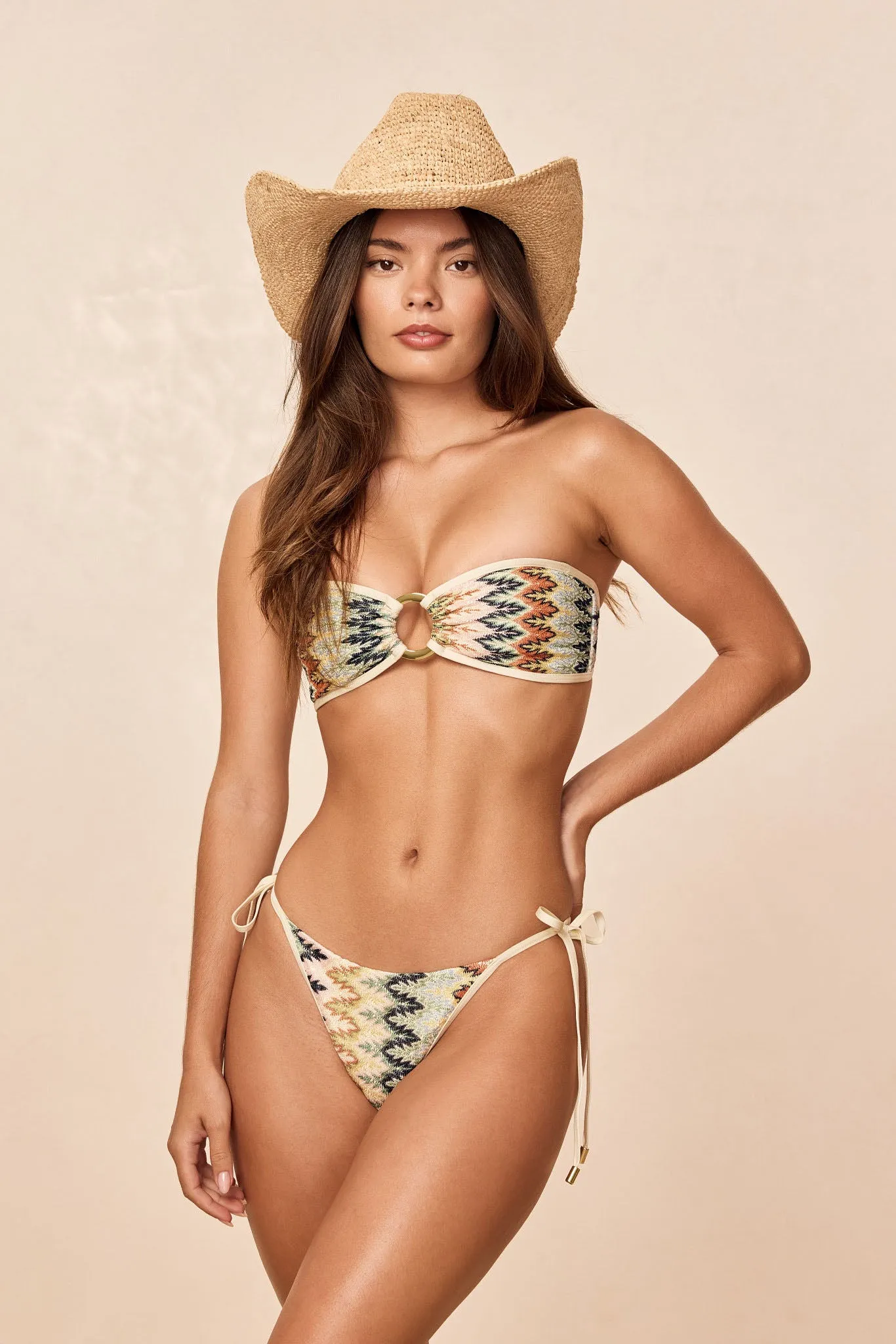 Costa Rica Top Color Block - Porto Cervo Multi sold by Monday Swimwear product image thumbnail 3
