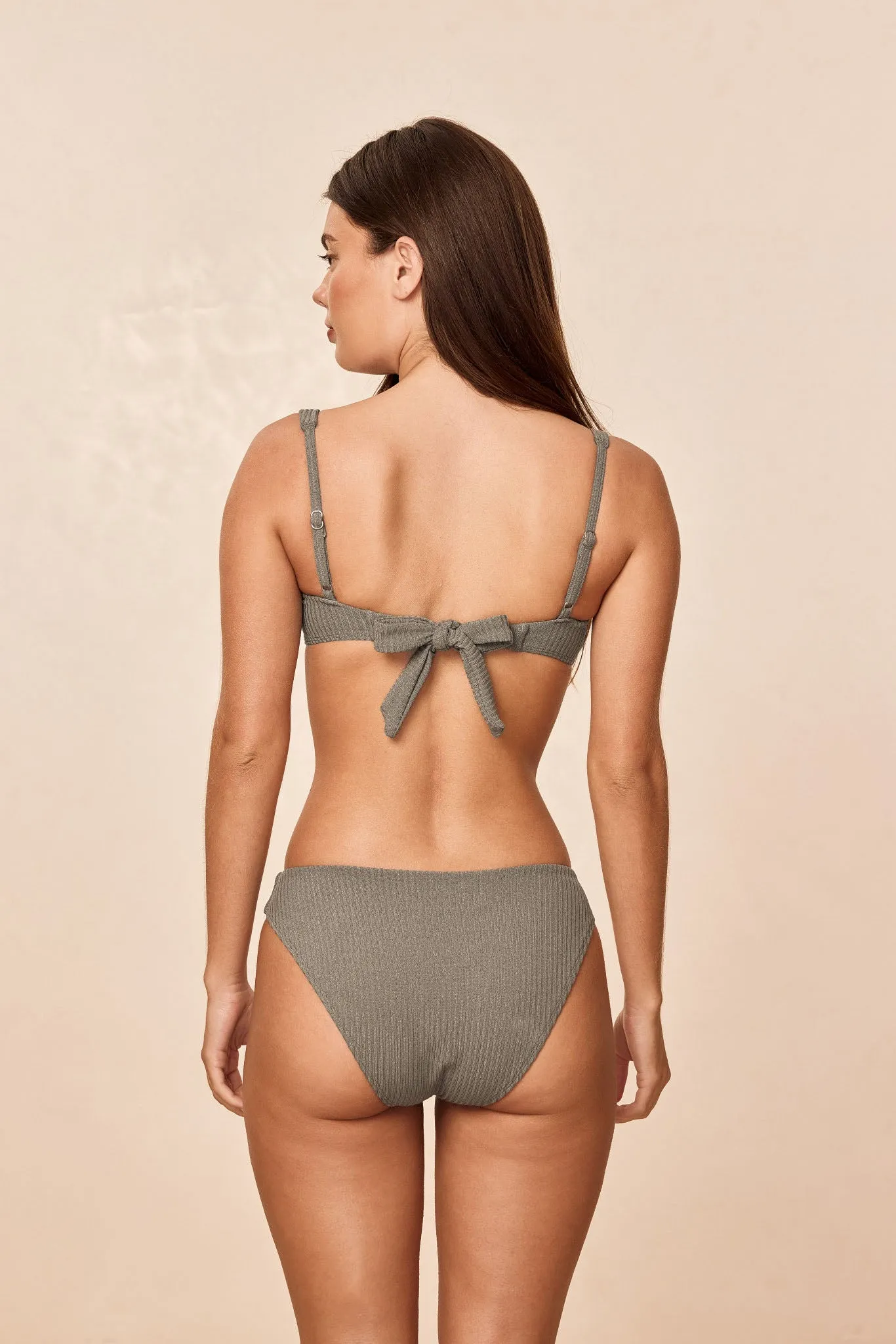 Sorrento Top - Steel Lurex Rib sold by Monday Swimwear product image thumbnail 3