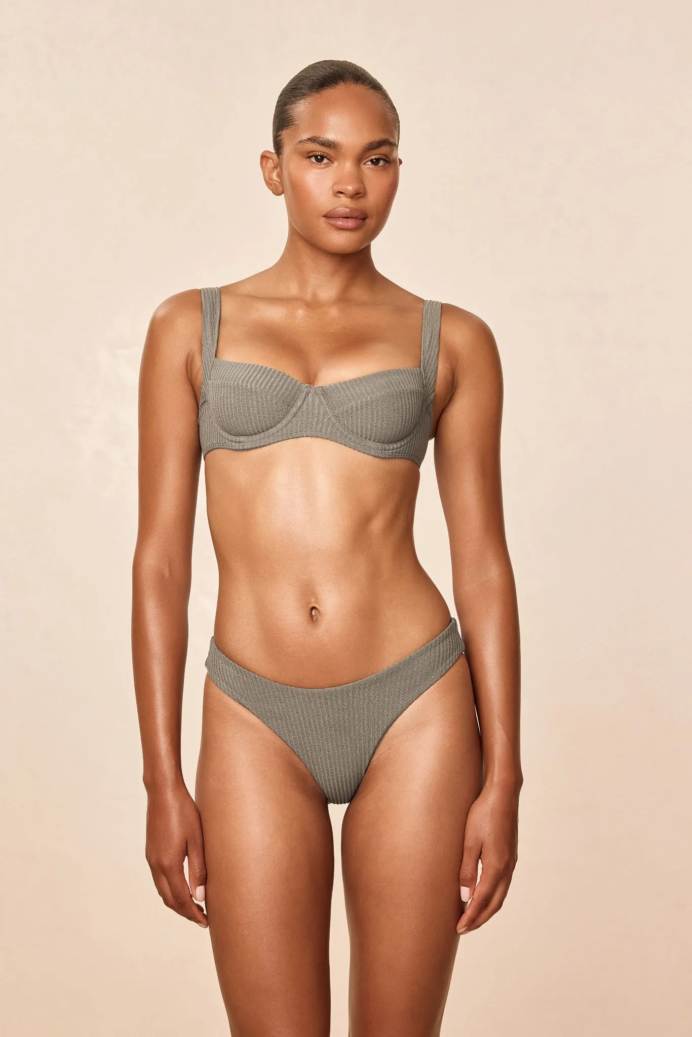 Sorrento Top - Steel Lurex Rib sold by Monday Swimwear product image thumbnail 4