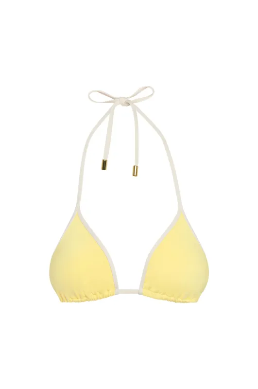 Palma Color Block Top - Meyer/Ivory made by Monday Swimwear