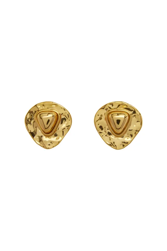 Monaco Earrings - Gold made by Monday Swimwear
