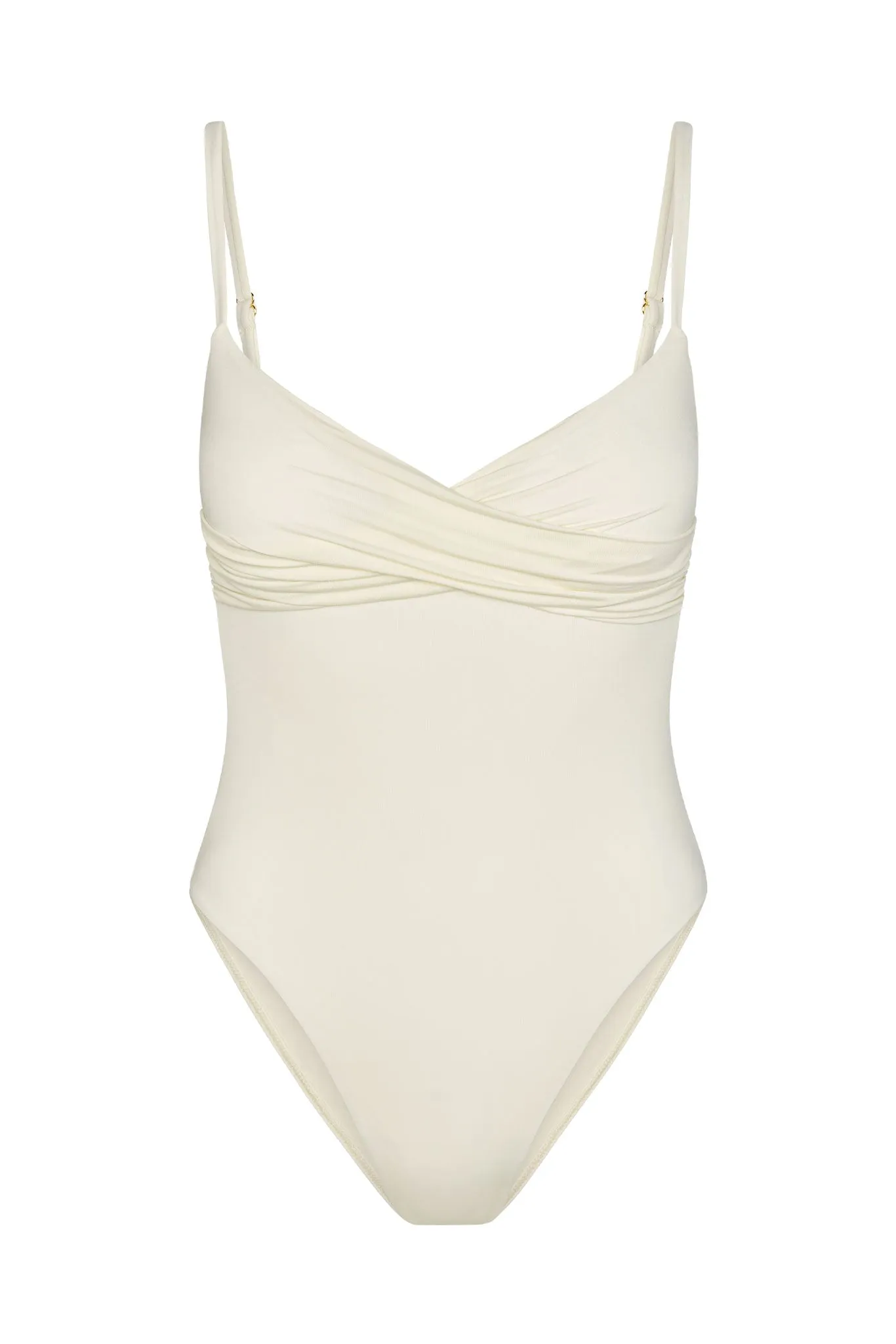 Bordeaux Moderate One Piece - Ivory sold by Monday Swimwear
