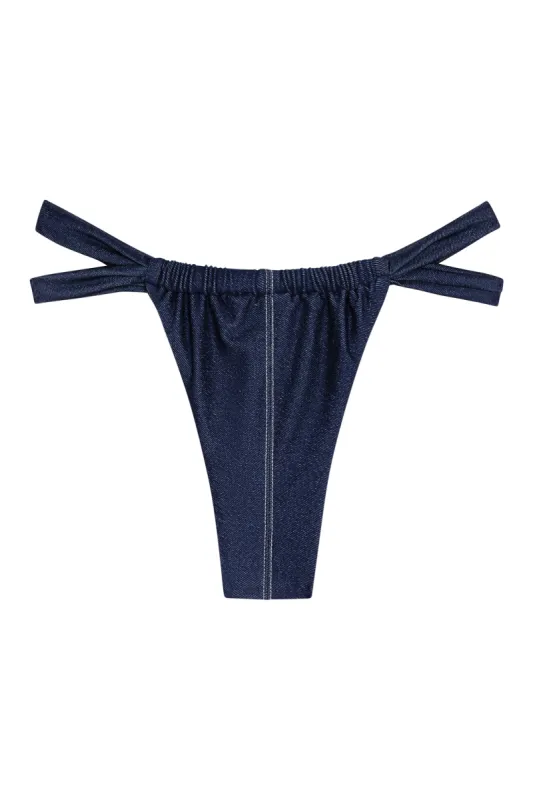 Malta Bottom - Blue Denim sold by Monday Swimwear