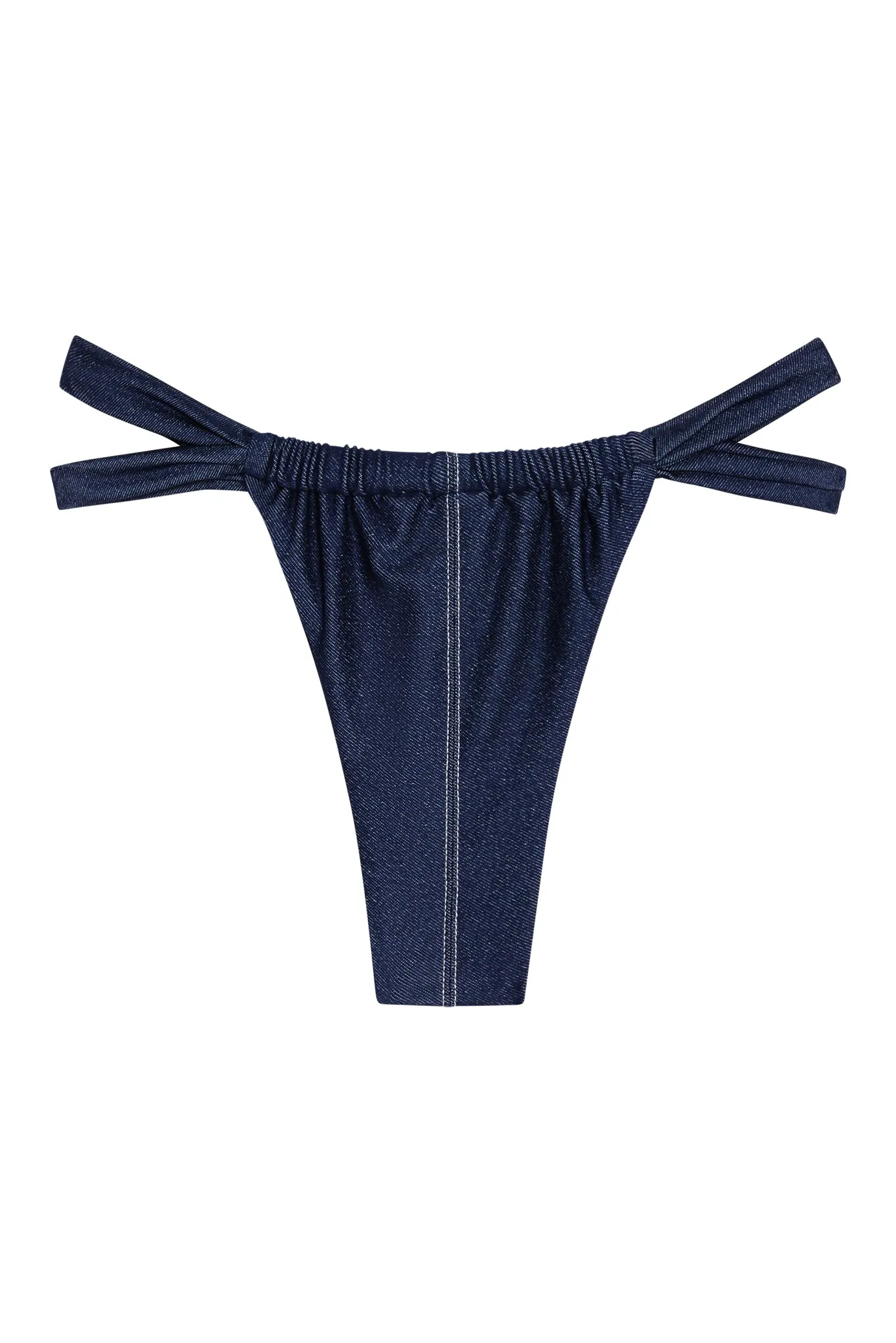Malta Bottom - Blue Denim sold by Monday Swimwear
