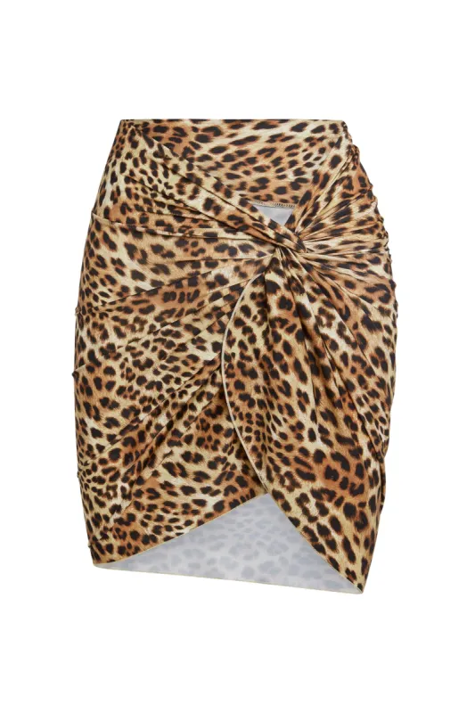 Andros Mini Sarong - Marbled Jaguar sold by Monday Swimwear