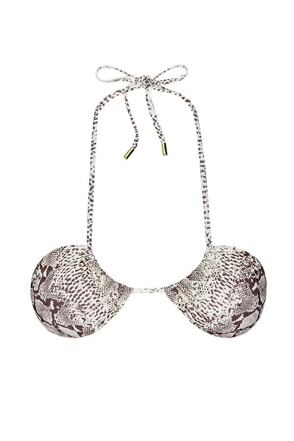 Copacabana Top - Snake sold by Monday Swimwear