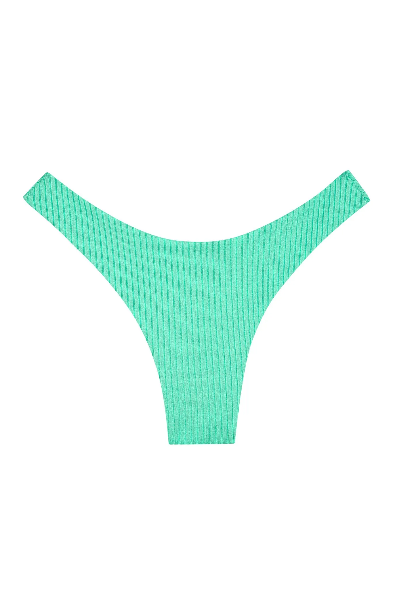 Byron Bottom - Turquoise Wide Rib sold by Monday Swimwear