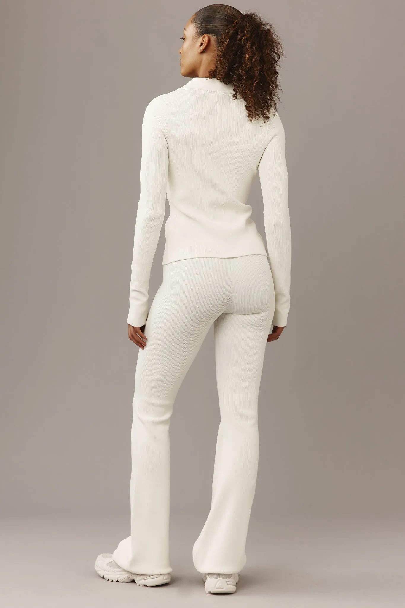 Oahu Pant - Ivory Thick Rib sold by Monday Swimwear product image thumbnail 5