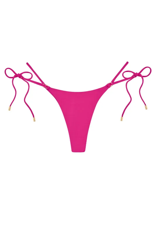 Hanalei Bottom - Dragon Fruit sold by Monday Swimwear