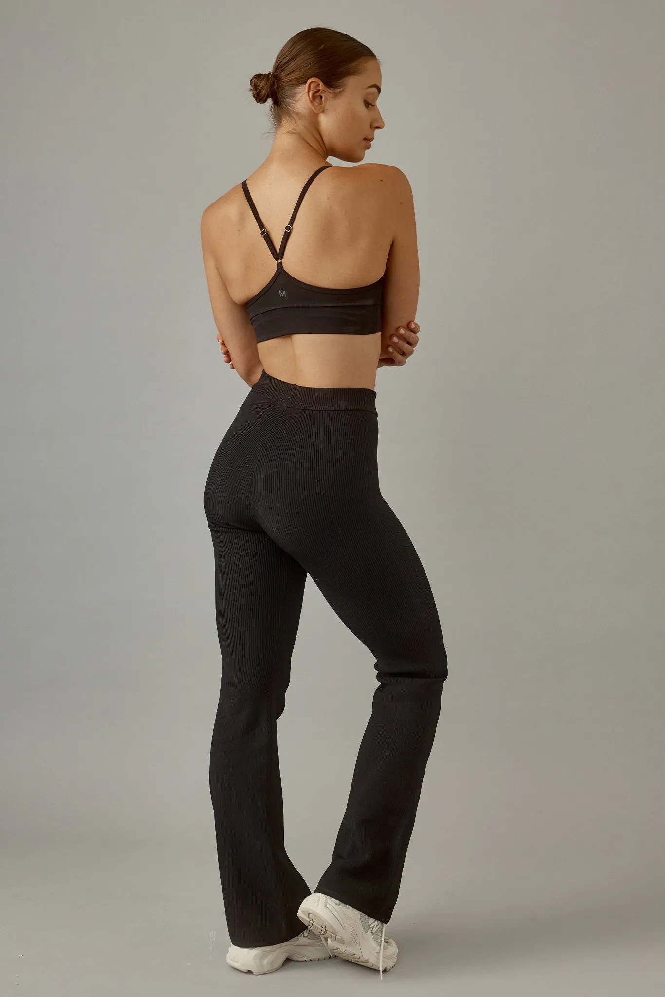 Oahu Pant - Black Thick Rib sold by Monday Swimwear product image thumbnail 3