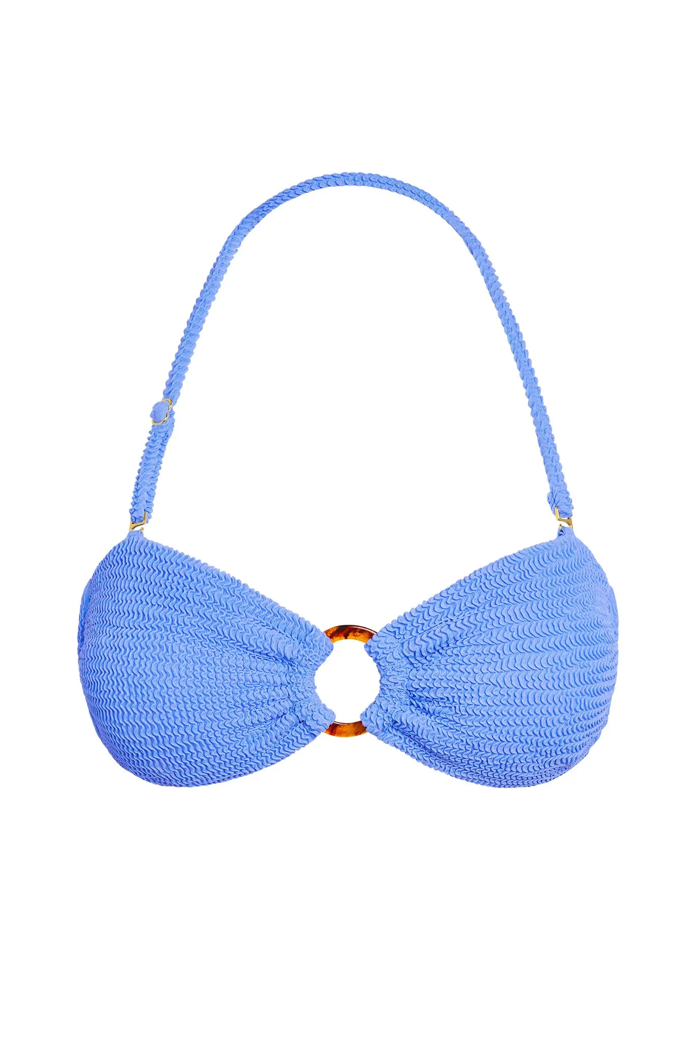 Costa Rica Top - Pool Crinkle sold by Monday Swimwear