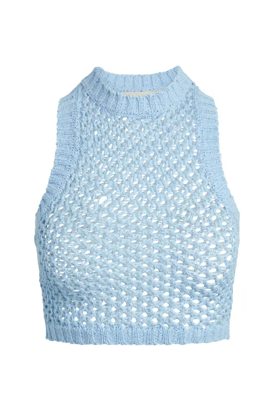 Key West Top - Sea Mist Crochet sold by Monday Swimwear