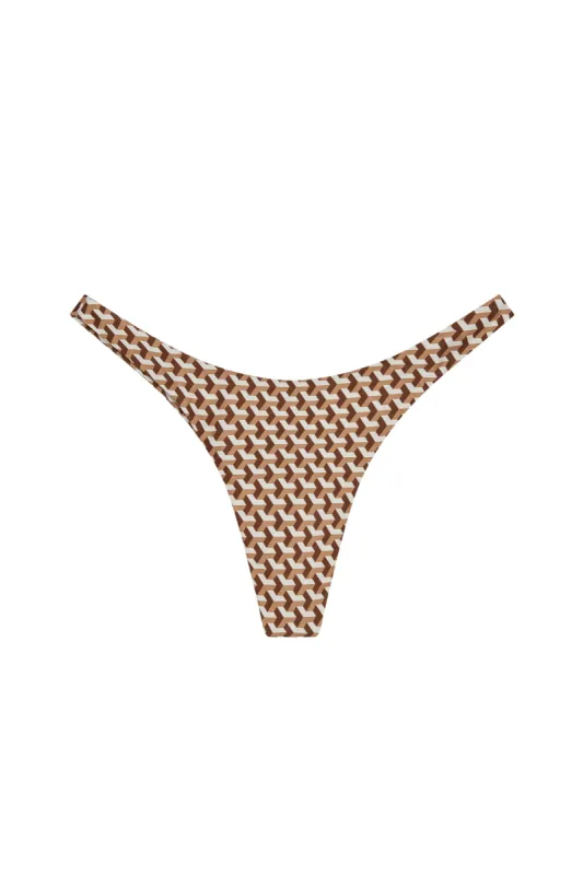 Byron Thong - Husk Geo sold by Monday Swimwear
