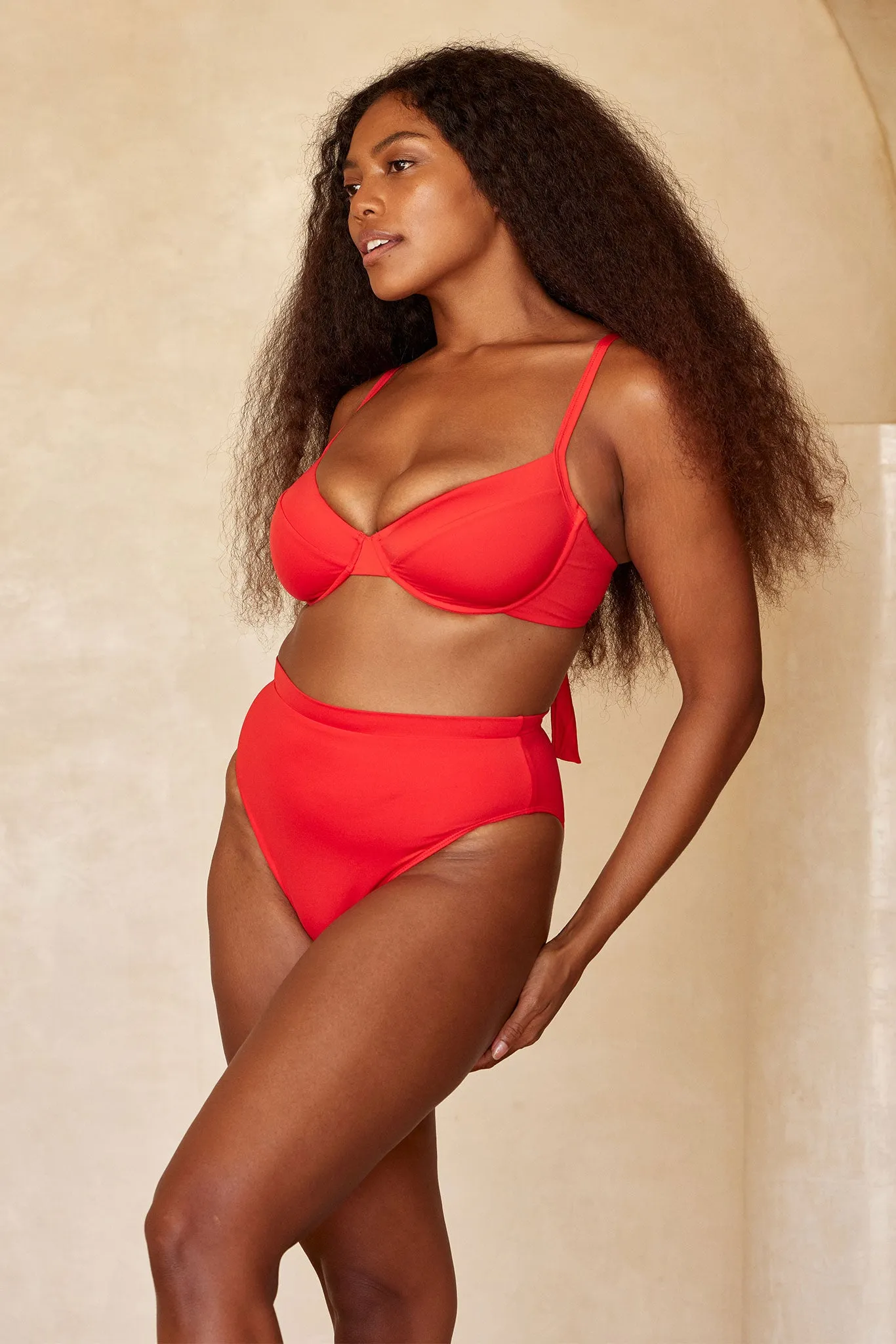 Riviera Bottom - Chili Pepper sold by Monday Swimwear product image thumbnail 5