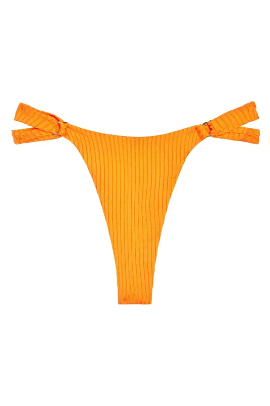 Morocco Bottom - Clementine Wide Rib sold by Monday Swimwear