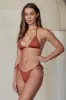 Palma Bottom - Copper Wide Rib sold by Monday Swimwear