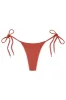 Palma Bottom - Copper Wide Rib sold by Monday Swimwear
