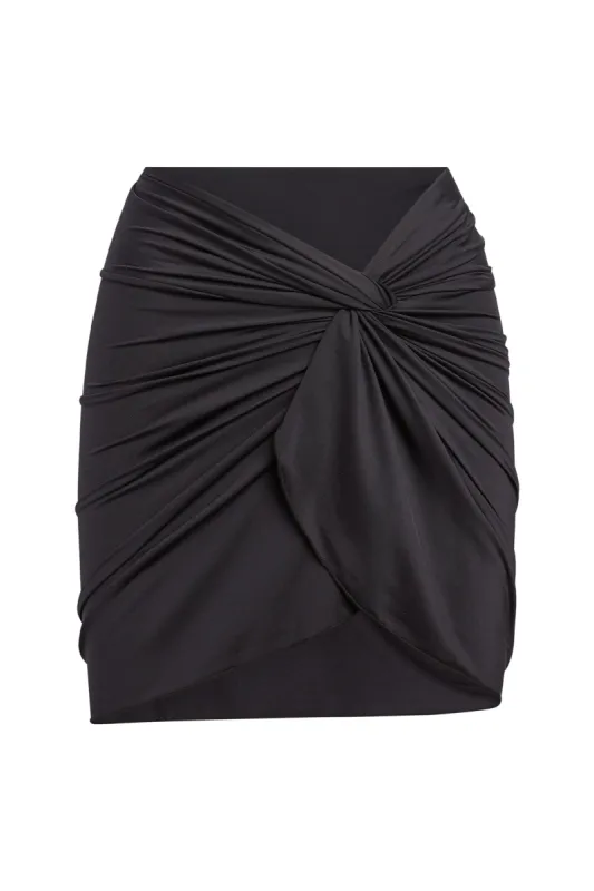 Andros Mini Sarong - Black sold by Monday Swimwear