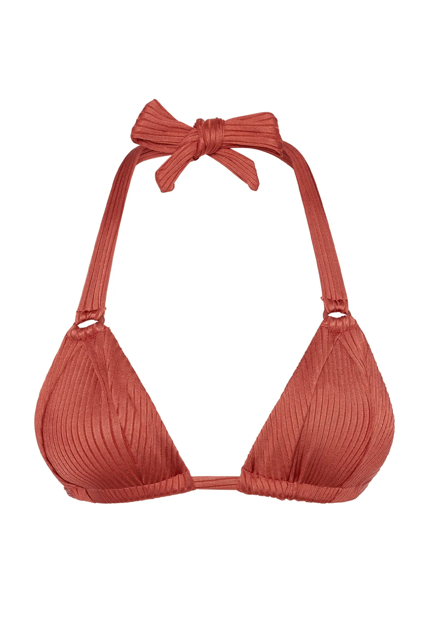 Morocco Top - Copper Wide Rib sold by Monday Swimwear