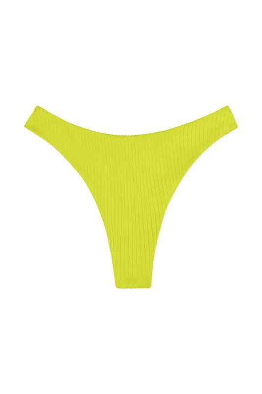 Capri Thong - Zest Wide Rib sold by Monday Swimwear