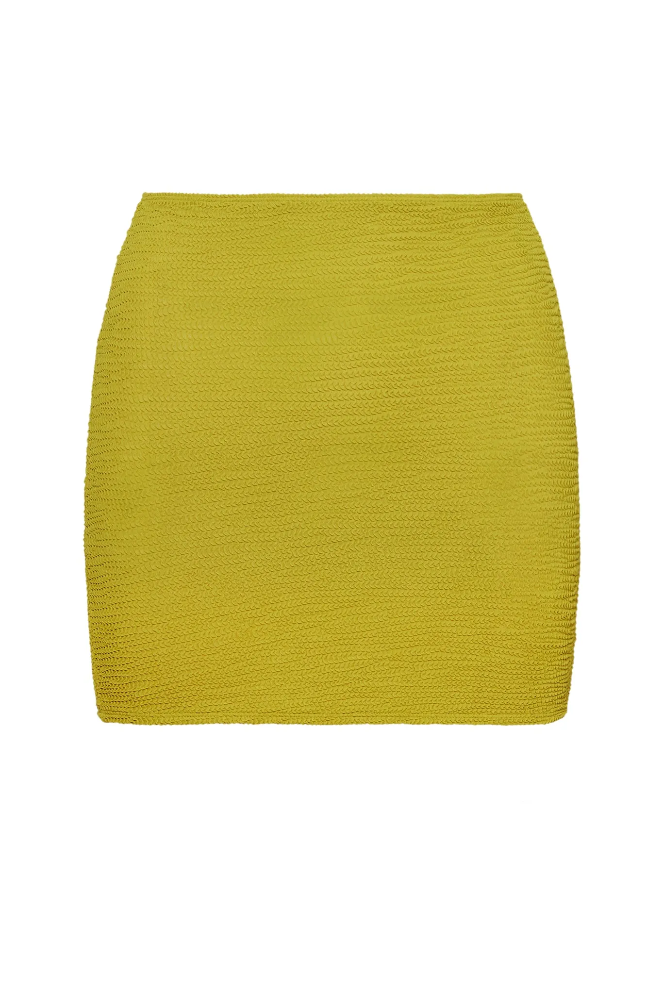 Cayman Skirt - Lemongrass Crinkle sold by Monday Swimwear