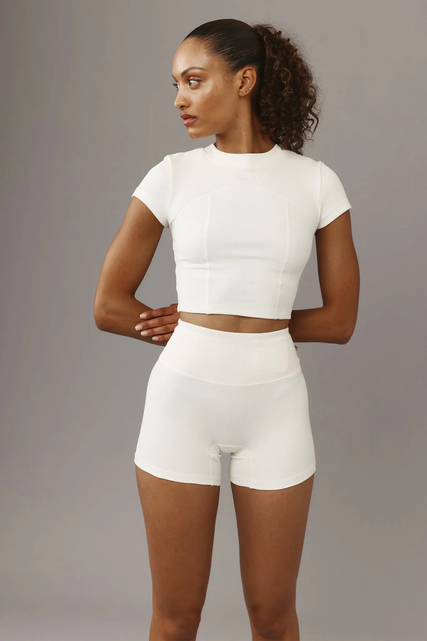 Joshua Tree Top - Ivory Thick Rib sold by Monday Swimwear product image thumbnail 3