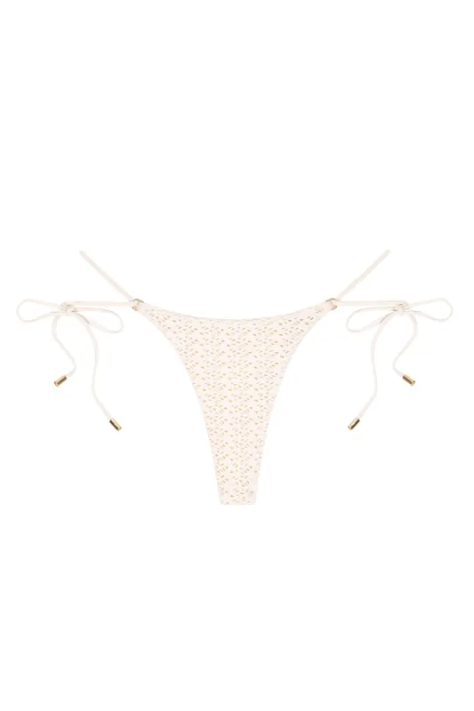 Hanalei Bottom - Ivory Crochet sold by Monday Swimwear