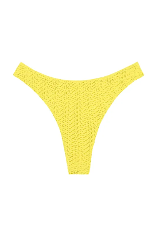 Capri Thong - Citrus Crochet sold by Monday Swimwear
