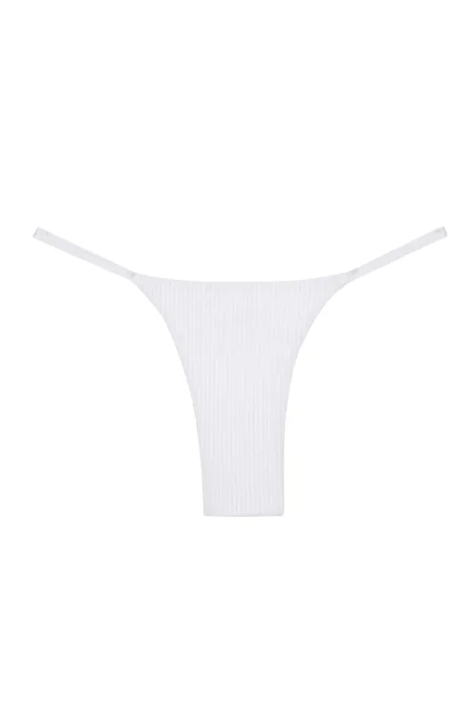 Barbados Bottom - White Sand Crinkle sold by Monday Swimwear