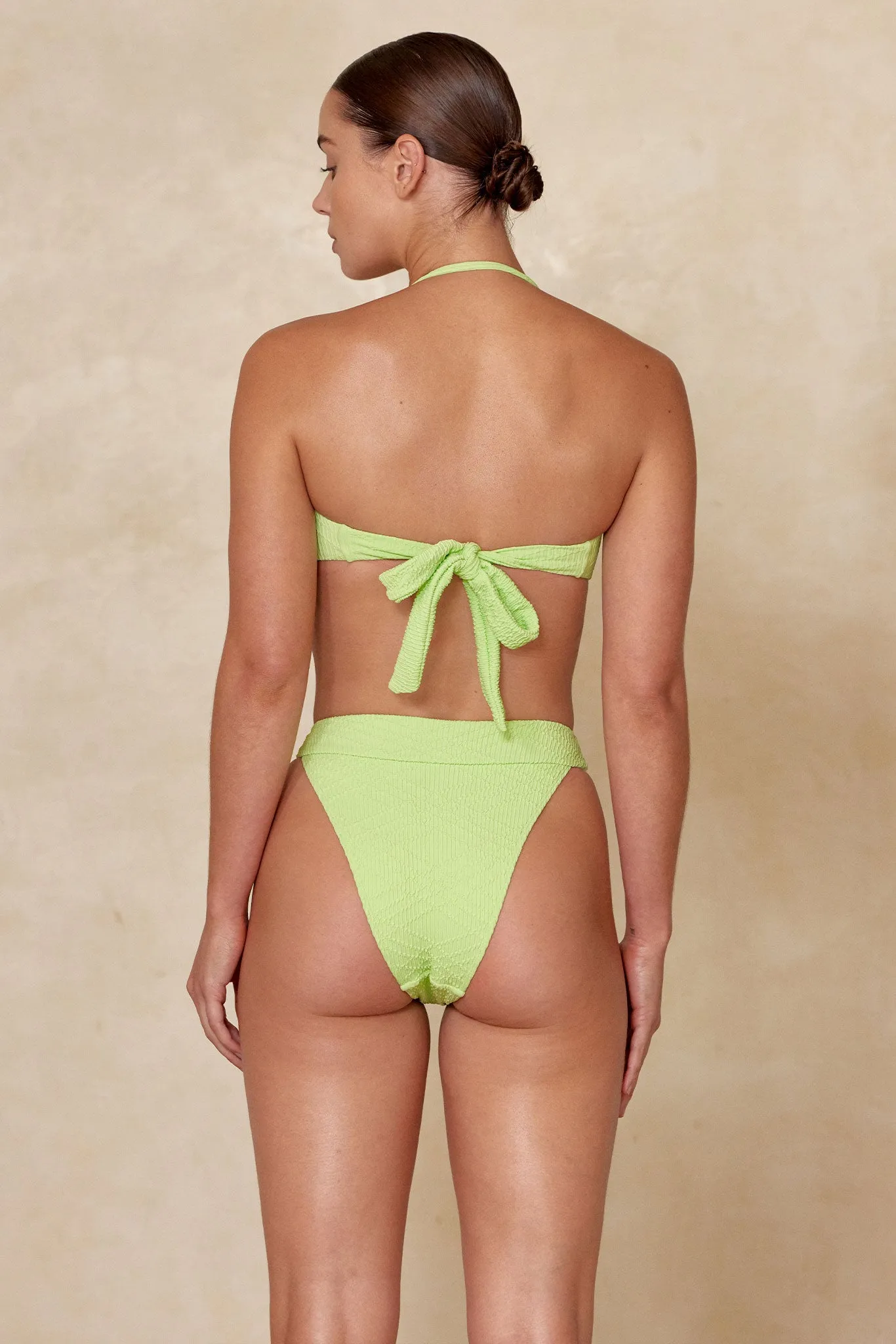 Antigua Bottom - Honeydew Summer Plaid sold by Monday Swimwear product image thumbnail 3