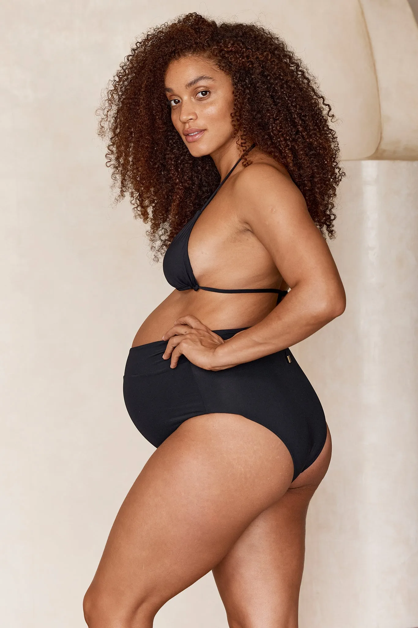 Maternity Sorrento Bottom - Black sold by Monday Swimwear product image thumbnail 4
