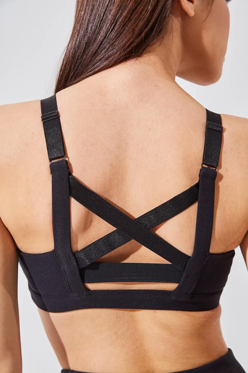 Advance Recycled Polyester Medium Support Sports Bra sold by MPG product image thumbnail 4