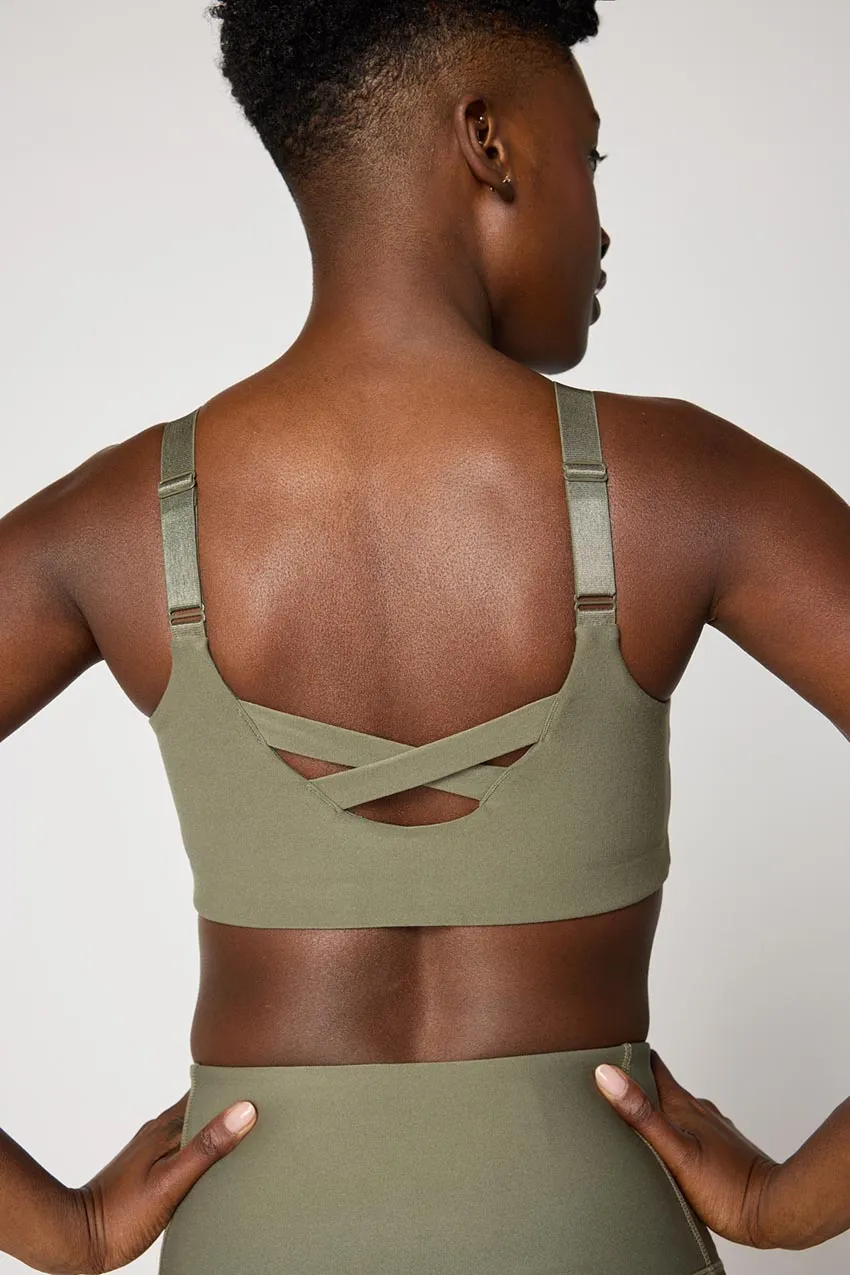 Explore Recycled Polyester Adjustable Medium Support Bra Peached sold by MPG product image thumbnail 5
