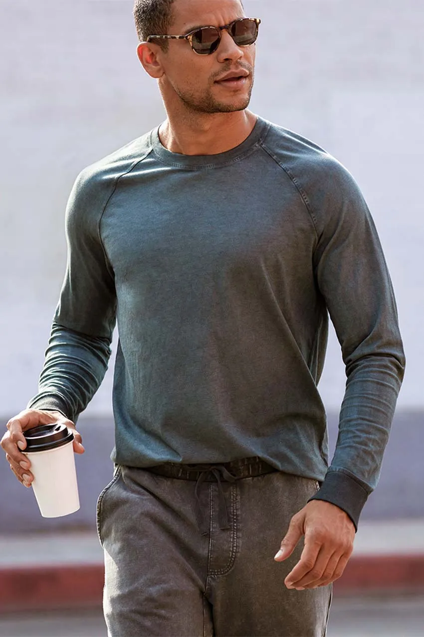 Kier Washed Long Sleeve Top sold by MPG