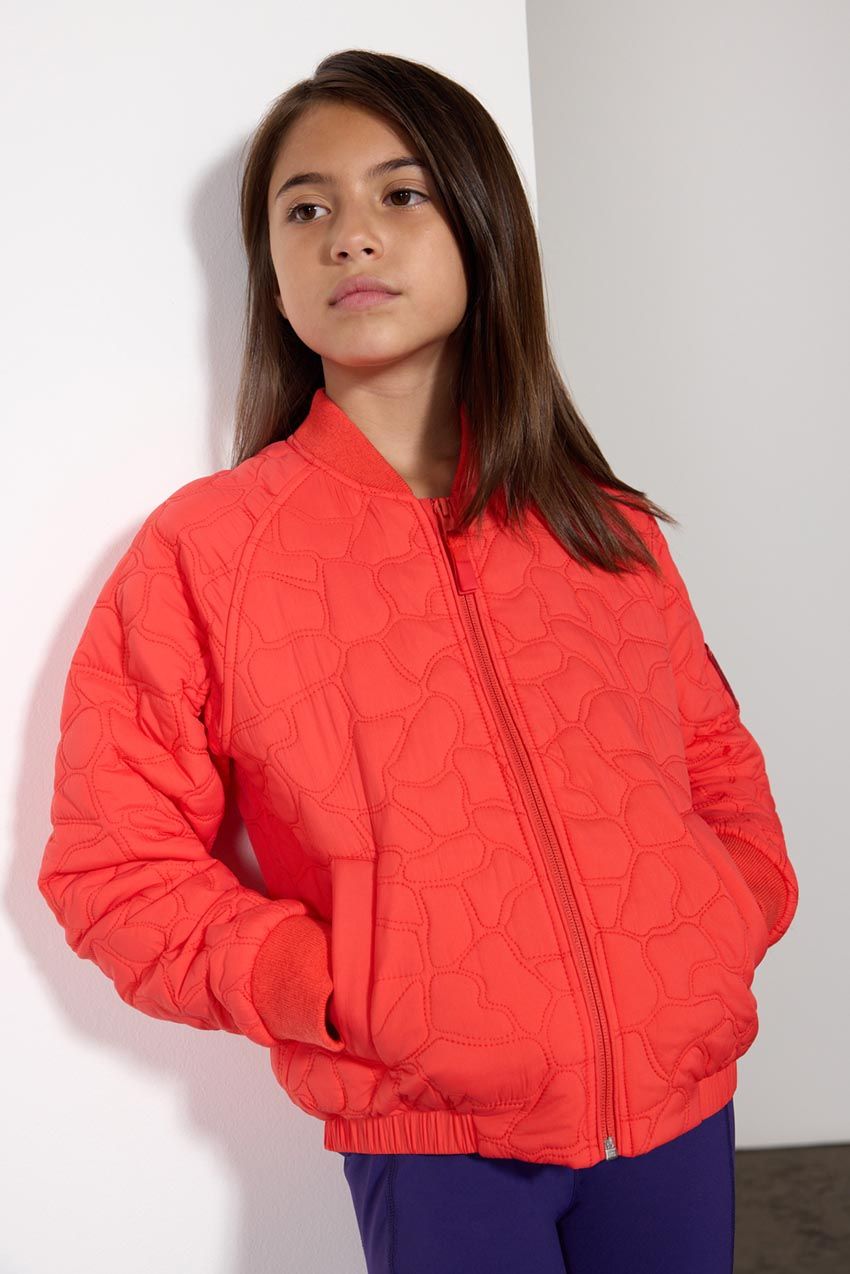 Motivate Girls’ Insulated Quilted Bomber sold by MPG product image thumbnail 5