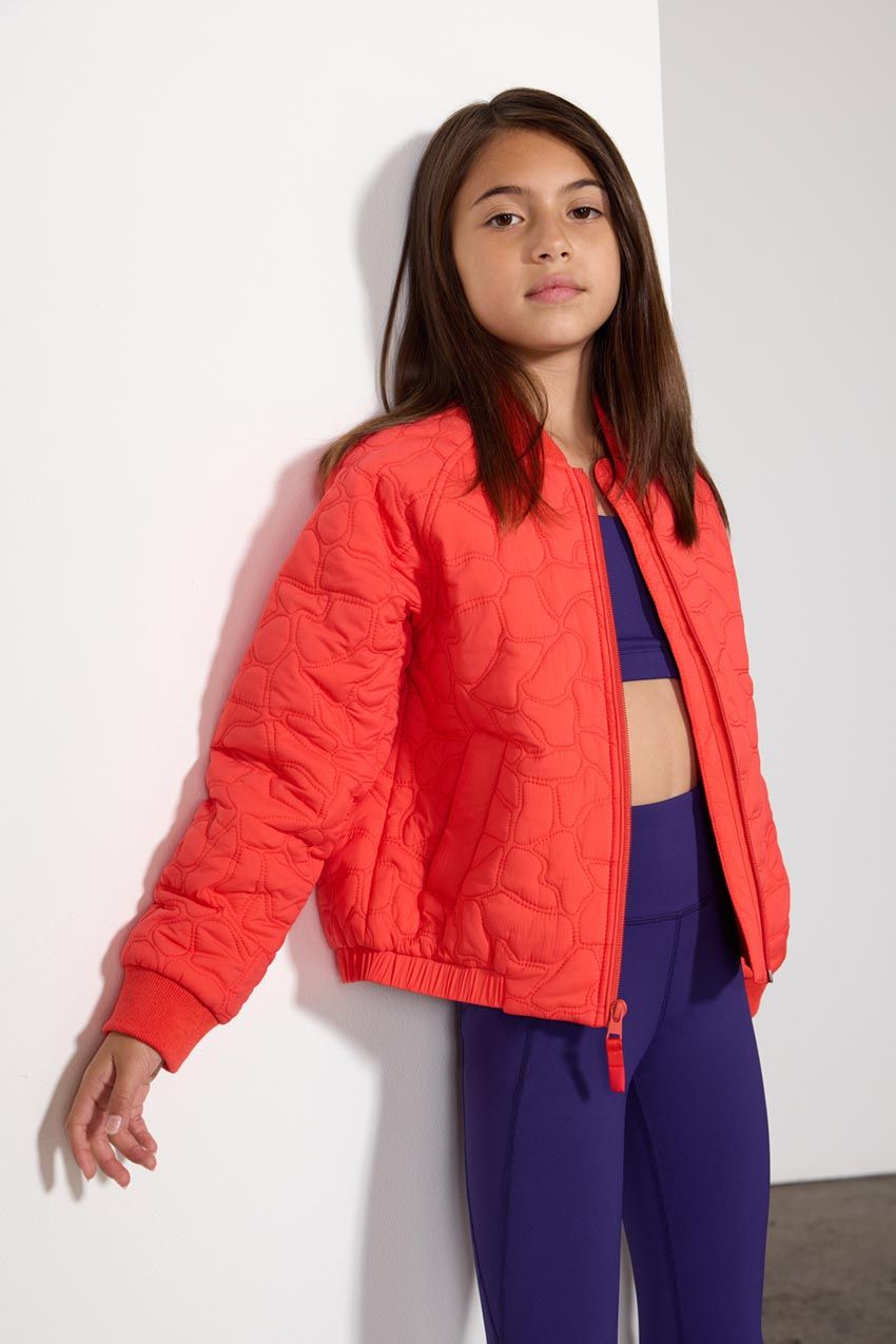Motivate Girls’ Insulated Quilted Bomber sold by MPG product image thumbnail 4