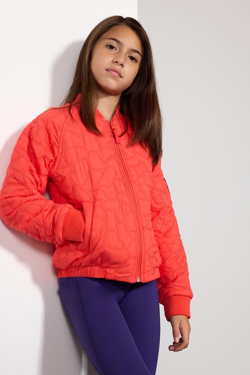 Motivate Girls’ Insulated Quilted Bomber sold by MPG