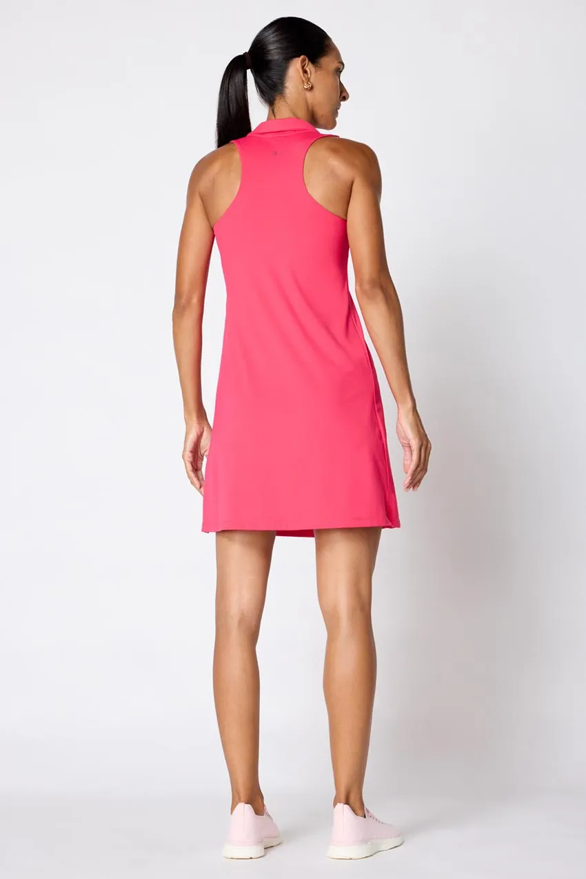 Vital Recycled Nylon Polo Collar Racerback Dress with Bra Liner sold by MPG product image thumbnail 2