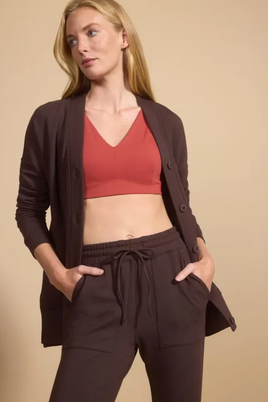 Serenity TENCEL™ Modal Split Hem Cardigan sold by MPG